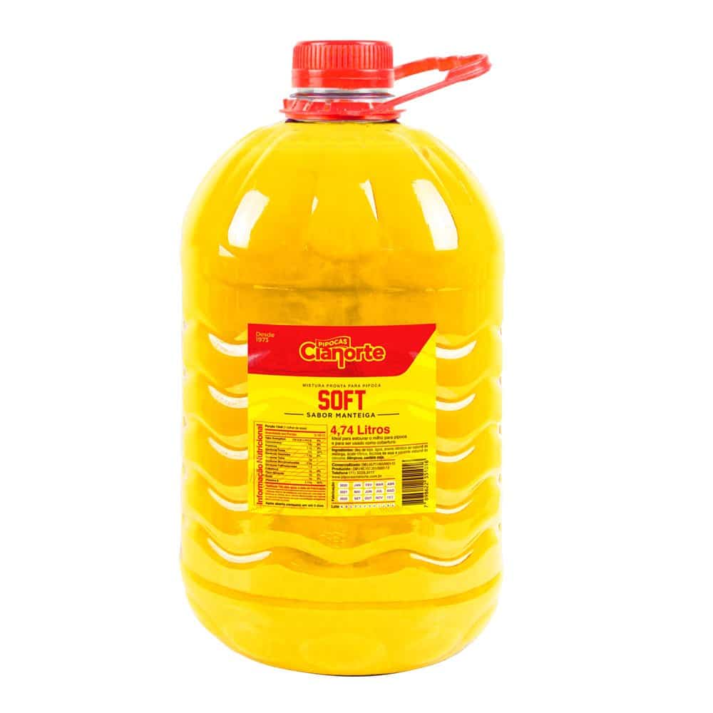 Galão de Óleo Especial Soft para Estouro e Cobertura 4,74L