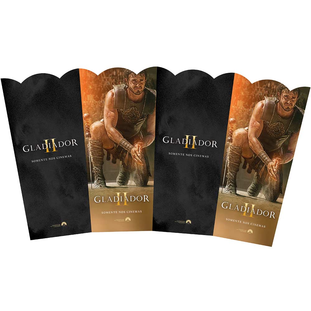 Caixinha de Pipoca Gladiador II Grande - Image 2